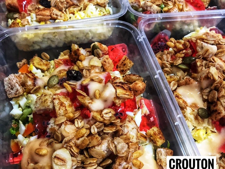 Langkah Mudah untuk Membuat Resep Healthy Caesar salad crouton ala Mommy’s Chef yang Bikin Ngiler Anti Ribet, Uenak Banget