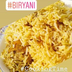 A picture of Chicken Biryani.