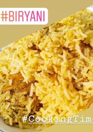 A picture of Chicken Biryani.