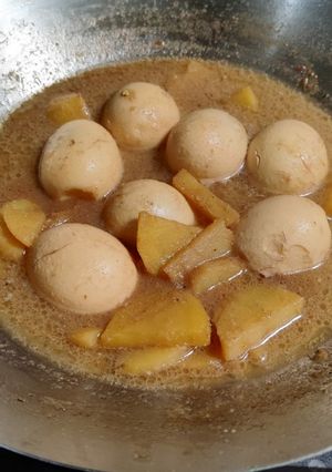 Foto resep Semur Telur Kentang