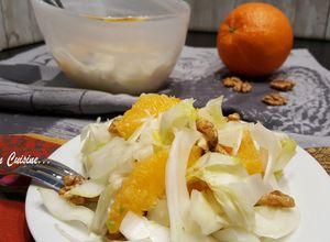 Une photo de Salade hivernale aux endives et oranges