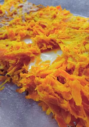 Una foto de Omelette de zanahoria 🥕 🥚🧀