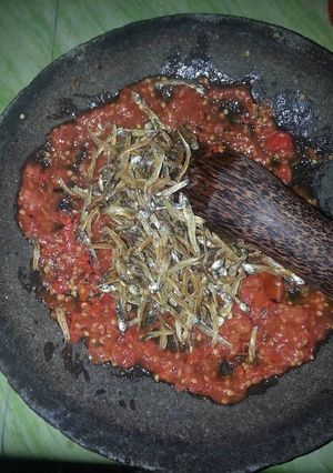 Foto resep Sambal ikan teri kering cocok buat teman makan Kapurung