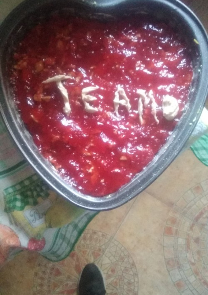 Una foto de Tarta helada San Valentín