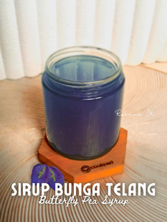 Foto resep Sirup Bunga Telang
