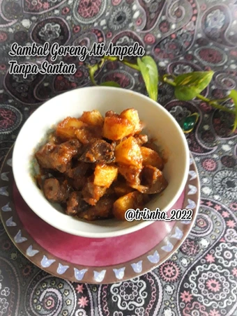 Cara Simple Menyiapkan Resep  Sambal Goreng Ati Ampela (tanpa santan) yang Enak, Lezat