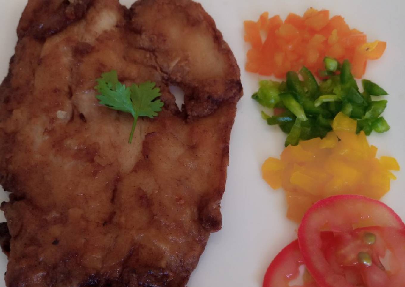 Pan fried fish