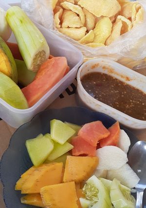 Foto resep Rujak buah mantap