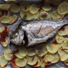 A picture of Orata al forno.