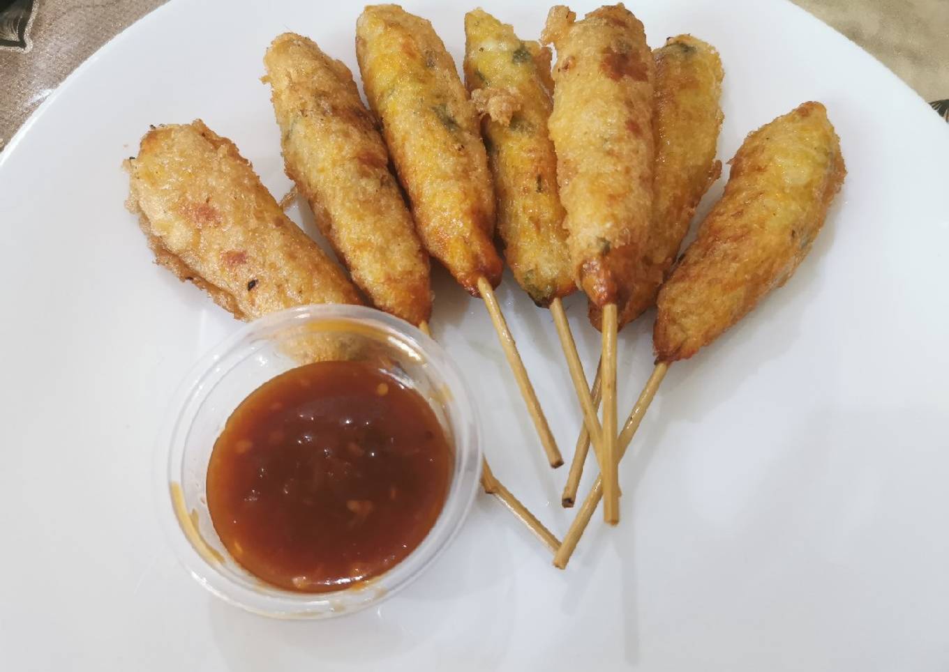 Sempol ayam simpel, ide untuk jualan