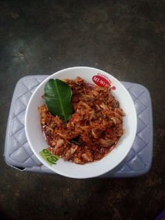 Foto resep Sambal cakalang asap