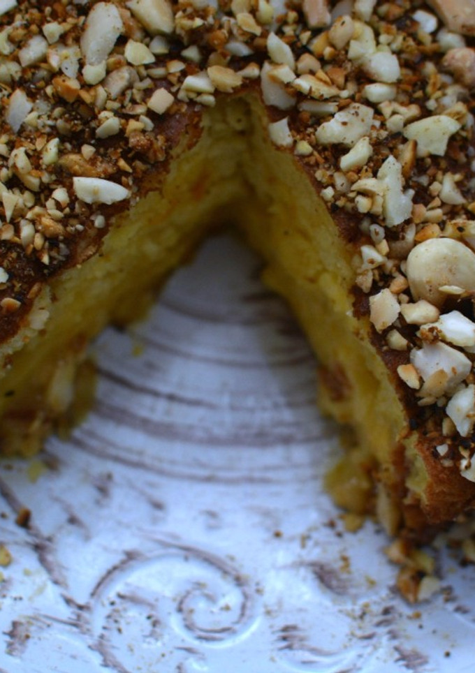 Una foto de Bizcocho relleno con crema a la naranja (Gâteau â l' orange)