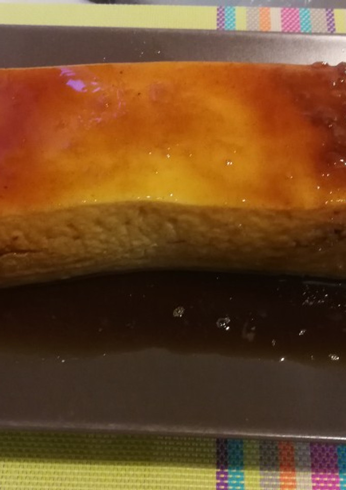 Una foto de Flan de plátano🍌🌱vegetariana