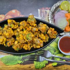 A picture of Crispy Corn Pakoda.