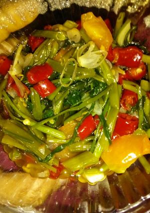 Foto resep Cah kangkung cabe keriting
