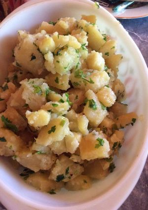 Una foto de Papas salteadas
