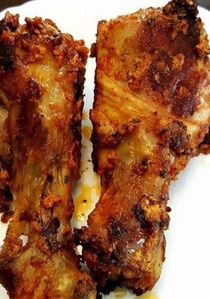 A picture of Chicken Tangdi Kabab.