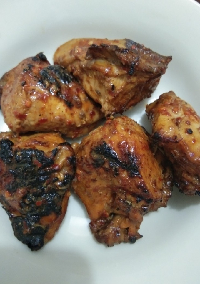 Foto resep Ayam bakar bumbu rujak