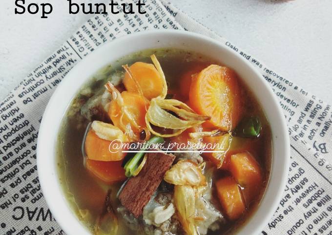 Resep Sop buntut rempah yang Lezat