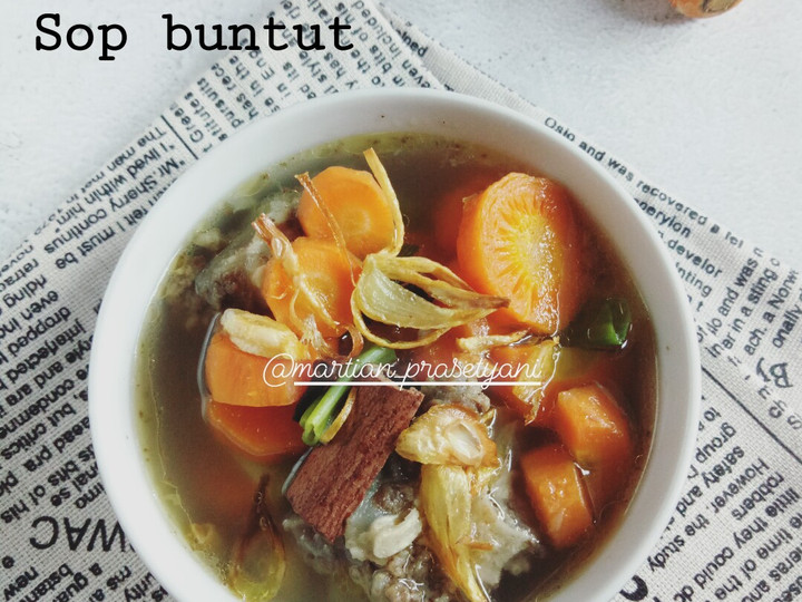 Resep Sop buntut rempah yang Lezat