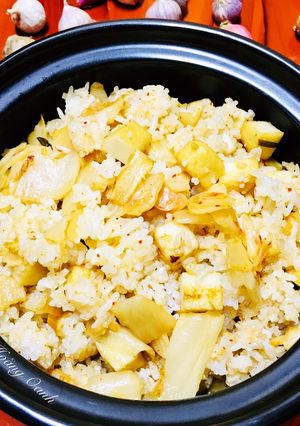 Hình của món Cơm Chiên Kim Chi+Đậu Hủ Cá.