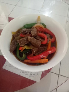 Foto resep Sapi Lada Hitam Berkuah