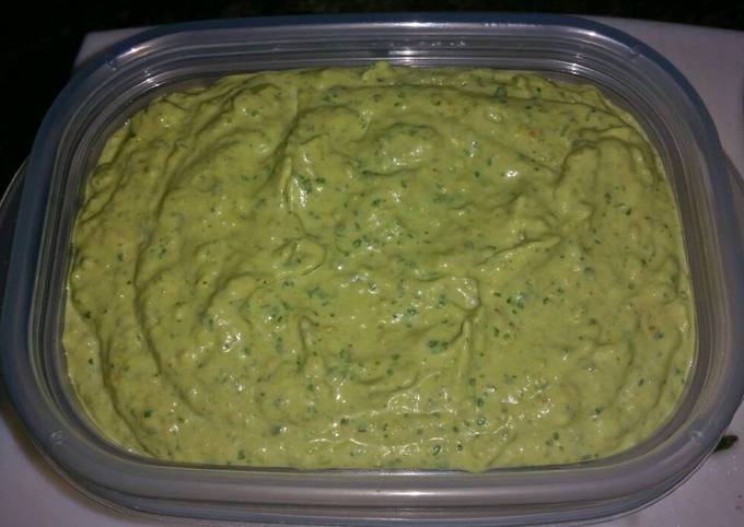 Recipe of Perfect Cool &amp; Creamy Texas Green Dip