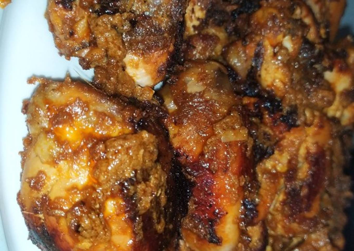 Ayam bakar bumbu santan