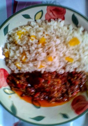 A picture of Sunshine Rice and Kienyeji.