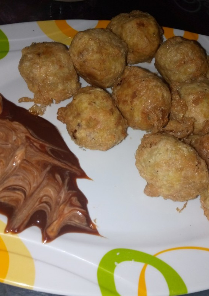 A picture of Yam balls.