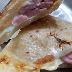 Cheese Ham Egg Roti A picture of Cheese Ham Egg Roti.