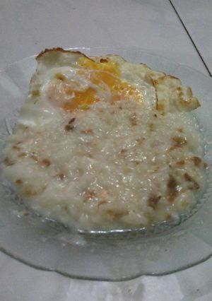 Foto resep Bubur nasi abon ikan