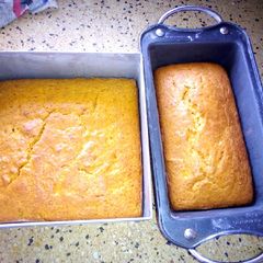 A picture of Orange banana cake #SnacksContest.