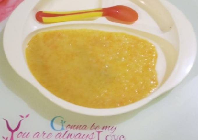 Resep Bubur Mpasi Wortel Ayam Bayi 9 Bulan Oleh Umma Shidqi Shanum Cookpad