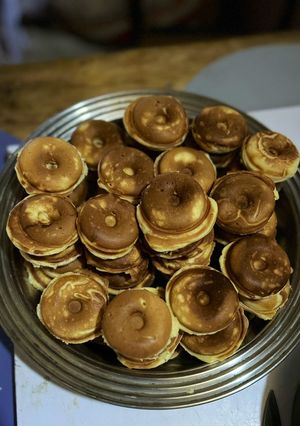 Una foto de Mini donas en máquina