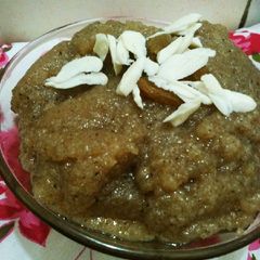 A picture of Makhana ka halwa.