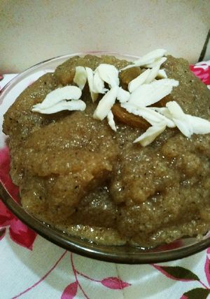 A picture of Makhana ka halwa.