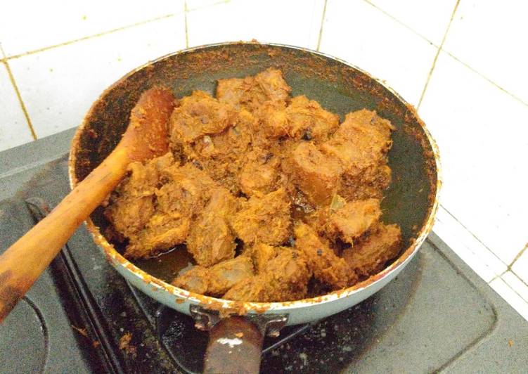 Cara Gampang Membuat Rendang santan instan, Lezat Sekali