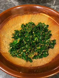 A picture of Goma Ae (Vegetable with sesame sauce).