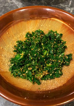 A picture of Goma Ae (Vegetable with sesame sauce).
