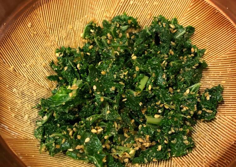 Recipe of Award-winning Goma Ae (Vegetable with sesame sauce)