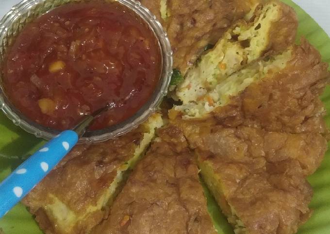 Cara bikin Telur dadar puyunghai Cara bikin Telur dadar puyunghai