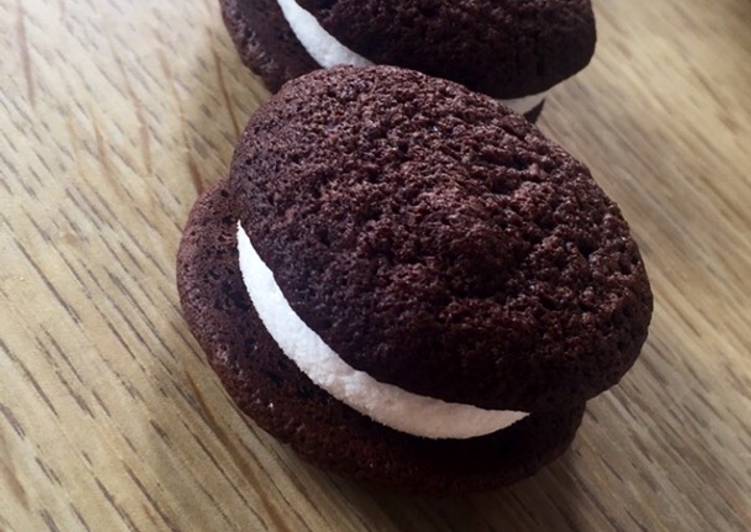 Recipe Of Perfect Whoopies Au Chocolat Et Chamallow Best Recipes
