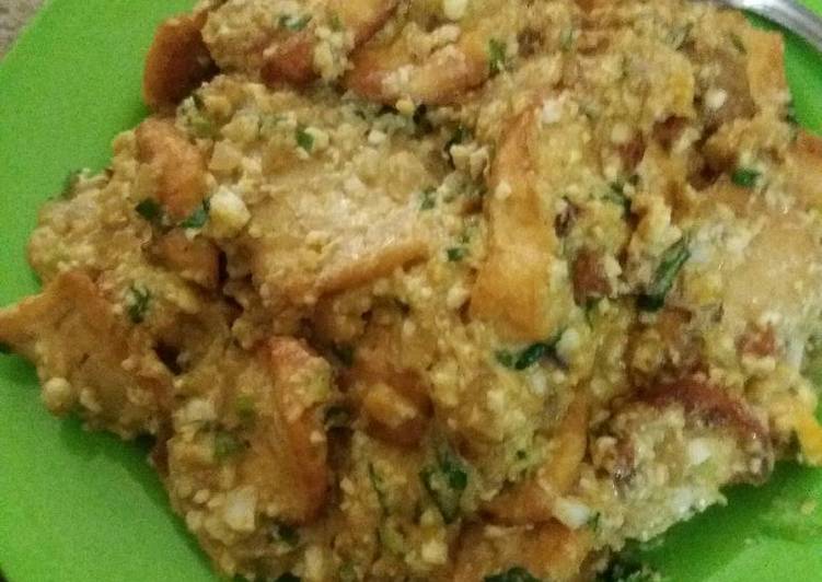 Resep Tahu goreng telur asin d cost oleh Mega Pramesty 
