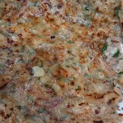 Aloo ka paratha A picture of Aloo ka paratha.