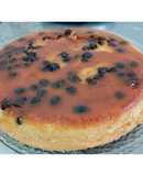 Budín de pan con pasas de uva y nueces