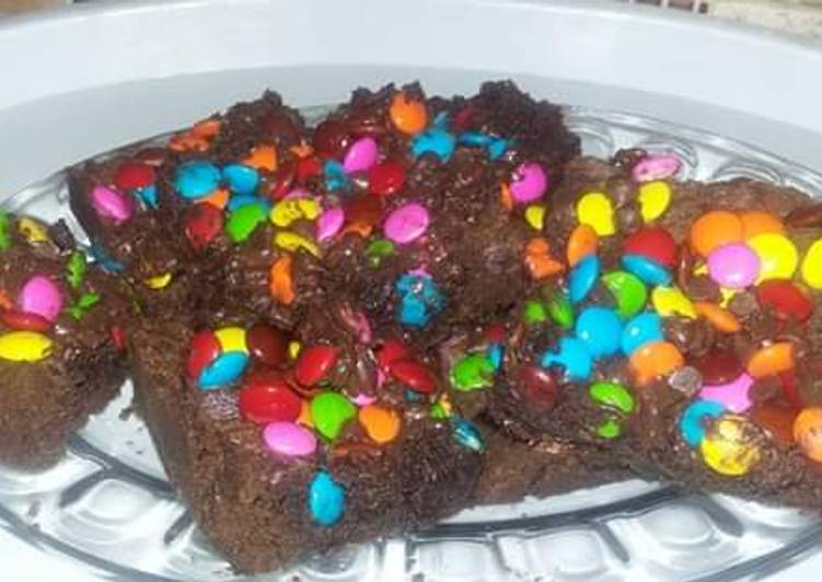 Easiest Way to Make Favorite Choco Rainbow square #Foodies&amp;Friends