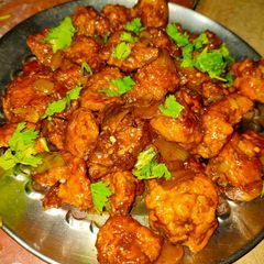 A picture of Chicken65.