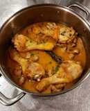 Muslitos de pollo y champiñones en salsa de almendras v2
