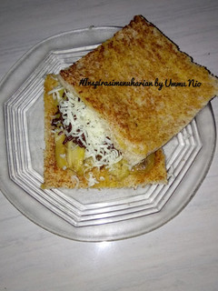 Foto resep Roti gandum panggang with Pisang